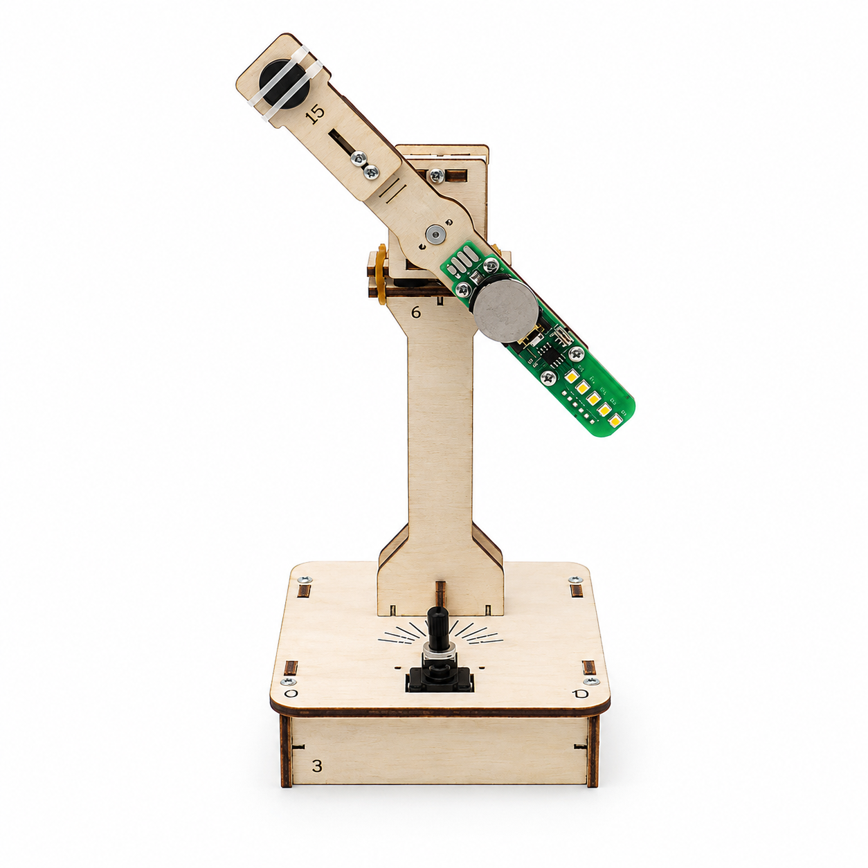 DIY Wooden Rotating LED Display STEM Kit