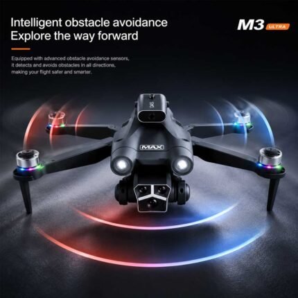 M3 Ultra Brushless RC Drone With Inbuilt Display